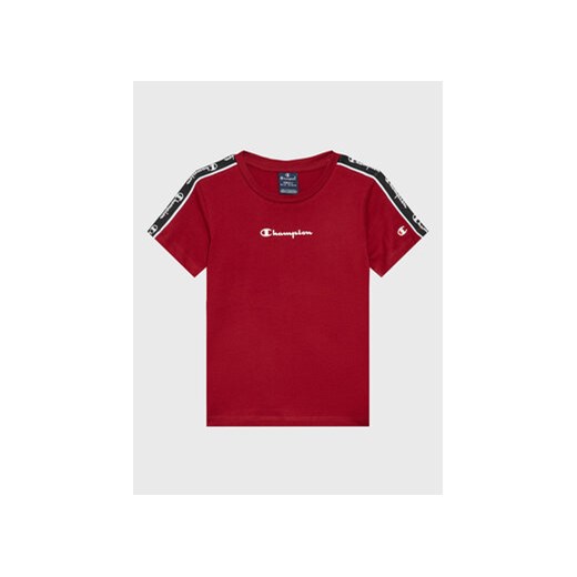 Champion T-Shirt 306116 Bordowy Regular Fit ze sklepu MODIVO w kategorii T-shirty chłopięce - zdjęcie 168648242