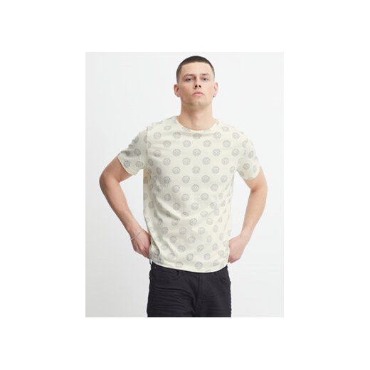 Blend T-Shirt 20715041 Écru Regular Fit ze sklepu MODIVO w kategorii T-shirty męskie - zdjęcie 168648404