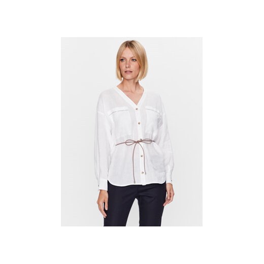 Peserico Koszula S06113T00A Biały Regular Fit ze sklepu MODIVO w kategorii Koszule damskie - zdjęcie 168648471