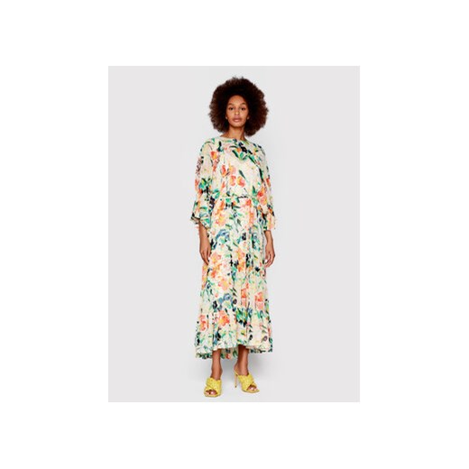 Ted Baker Sukienka letnia Kiyrie 262816 Beżowy Regular Fit ze sklepu MODIVO w kategorii Sukienki - zdjęcie 168648494