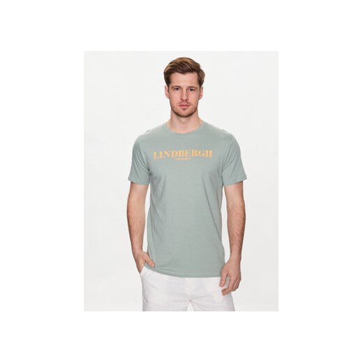 Lindbergh T-Shirt 30-400222 Zielony Relaxed Fit ze sklepu MODIVO w kategorii T-shirty męskie - zdjęcie 168648623
