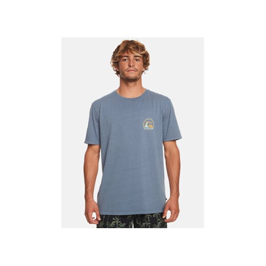 Quiksilver T-Shirt Cleancircle Tees EQYZT07491 Niebieski Regular Fit ze sklepu MODIVO w kategorii T-shirty męskie - zdjęcie 168649024