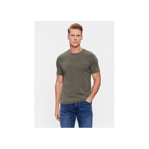 Trussardi T-Shirt 52T00767 Szary Regular Fit ze sklepu MODIVO w kategorii T-shirty męskie - zdjęcie 168649374
