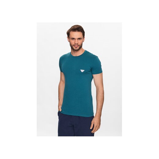 Emporio Armani Underwear T-Shirt 111035 3R512 16885 Niebieski Regular Fit ze sklepu MODIVO w kategorii T-shirty męskie - zdjęcie 168649404