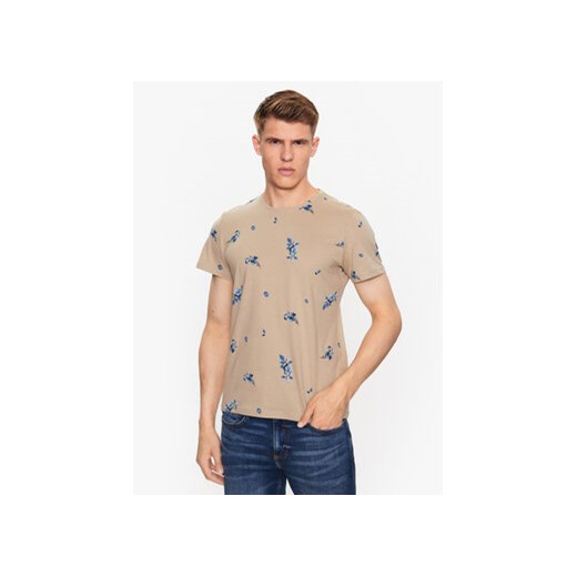 Blend T-Shirt 20715026 Beżowy Regular Fit ze sklepu MODIVO w kategorii T-shirty męskie - zdjęcie 168649412