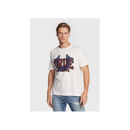 True Religion T-Shirt 106316 Biały Regular Fit ze sklepu MODIVO w kategorii T-shirty męskie - zdjęcie 168649513