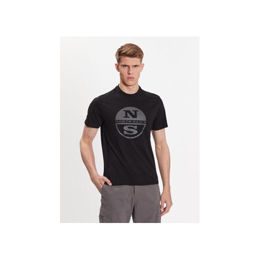 North Sails T-Shirt 692837 Czarny Regular Fit ze sklepu MODIVO w kategorii T-shirty męskie - zdjęcie 168650110