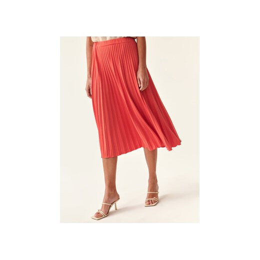 Tatuum Spódnica midi Almi T2308.178 Pomarańczowy Loose Fit L MODIVO promocja