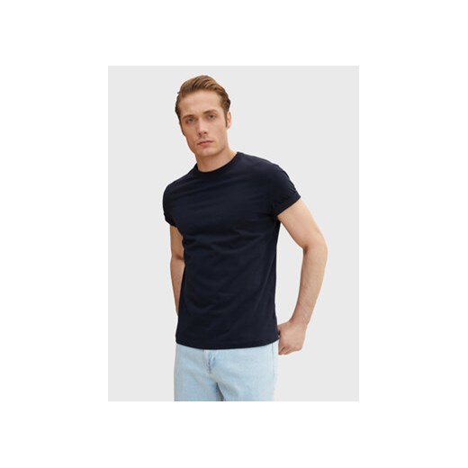 Tom Tailor T-Shirt 1032915 Granatowy Regular Fit ze sklepu MODIVO w kategorii T-shirty męskie - zdjęcie 168651373