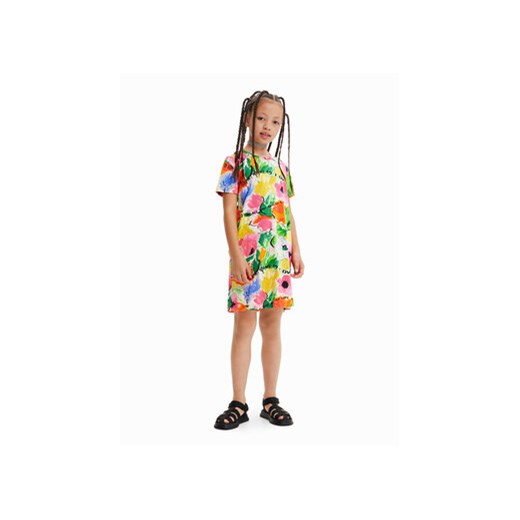 Desigual Sukienka codzienna 23SGVK14 Kolorowy Regular Fit ze sklepu MODIVO w kategorii Sukienki dziewczęce - zdjęcie 168651603