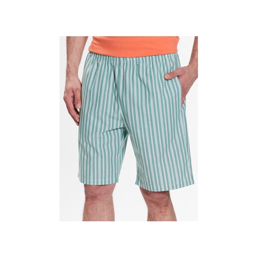 United Colors Of Benetton Szorty piżamowe 4RAX49003 Zielony Regular Fit ze sklepu MODIVO w kategorii Piżamy męskie - zdjęcie 168651852