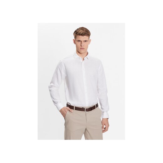 Seidensticker Koszula 01.140450 Biały Regular Fit ze sklepu MODIVO w kategorii Koszule męskie - zdjęcie 168651853