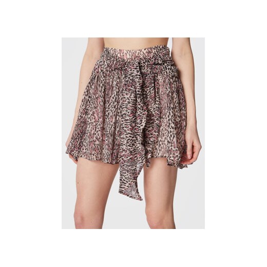 Guess Spódnica trapezowa W3RD46 WDW52 Beżowy Regular Fit Guess XXL wyprzedaż MODIVO