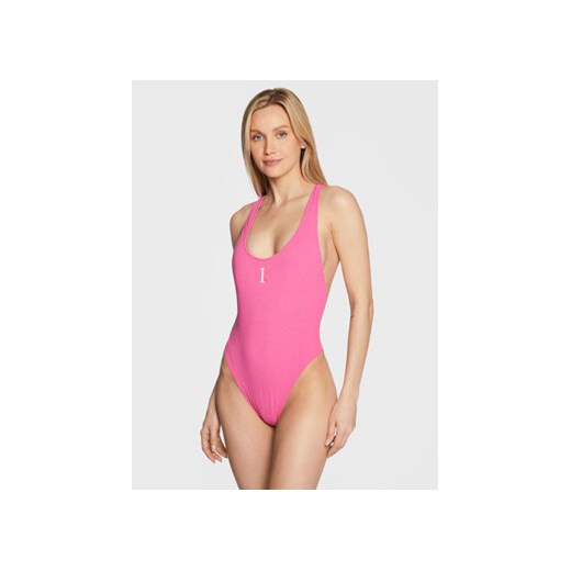 Calvin Klein Swimwear Strój kąpielowy KW0KW01909 Różowy ze sklepu MODIVO w kategorii Stroje kąpielowe - zdjęcie 168653000