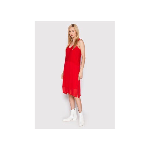 DKNY Sukienka letnia P22DAEJR Czerwony Regular Fit ze sklepu MODIVO w kategorii Sukienki - zdjęcie 168653582