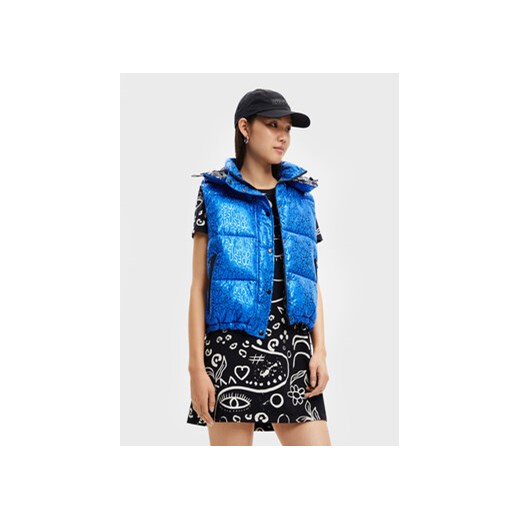 Desigual Kamizelka Oslo 22WWEW21 Niebieski Regular Fit Desigual M MODIVO