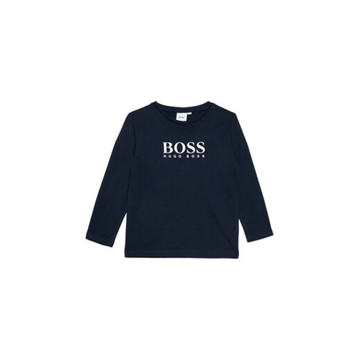 Boss Bluzka J25P21 D Granatowy Regular Fit 14Y MODIVO promocja