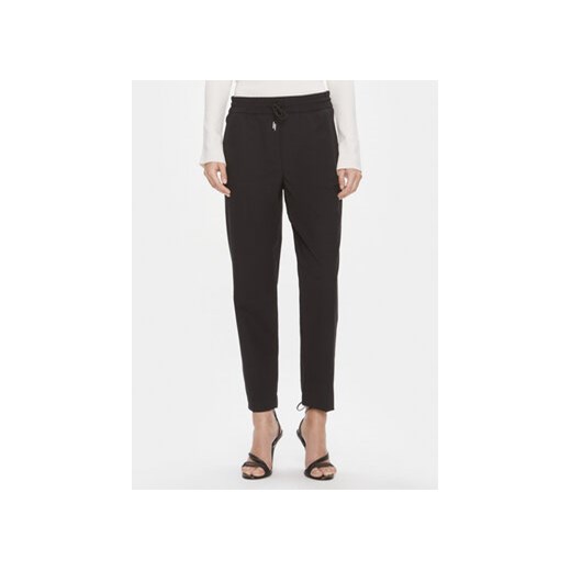 Marella Spodnie materiałowe Dictate 2413131034 Czarny Regular Fit ze sklepu MODIVO w kategorii Spodnie damskie - zdjęcie 168654241