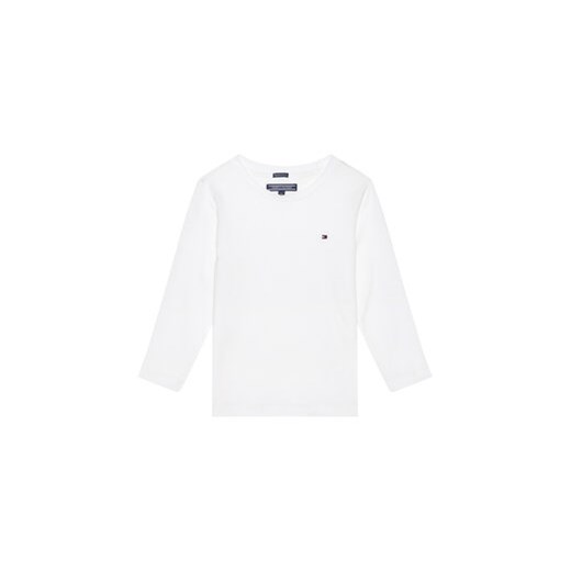 Tommy Hilfiger Bluzka KB0KB04141 S Biały Long Sleeve ze sklepu MODIVO w kategorii T-shirty chłopięce - zdjęcie 168654481