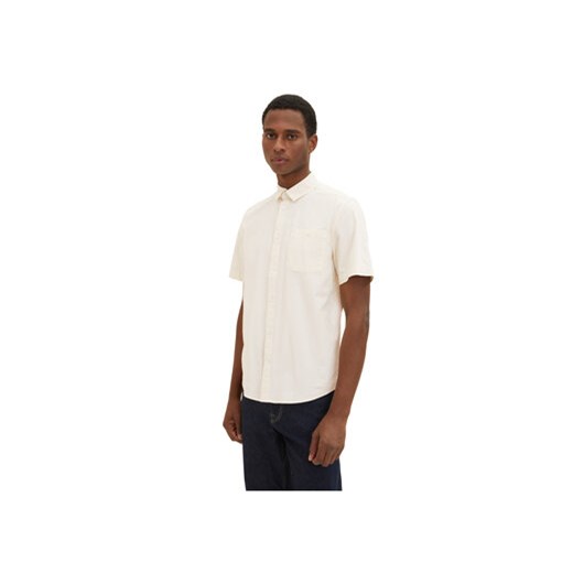 Tom Tailor Koszula 1034892 Beżowy ze sklepu MODIVO w kategorii Koszule męskie - zdjęcie 168654482