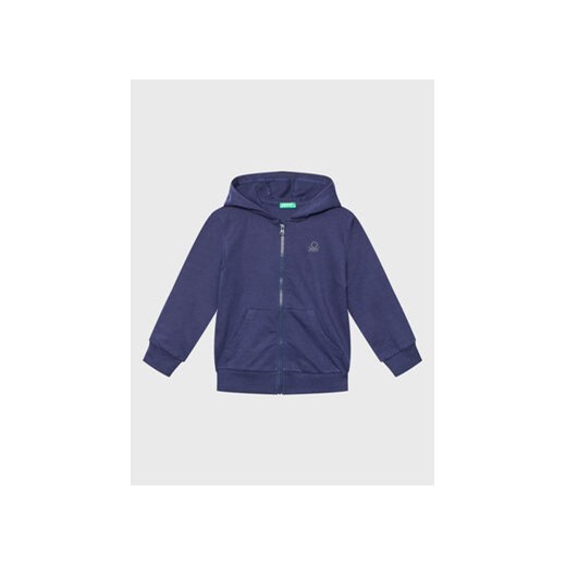United Colors Of Benetton Bluza 3BC1G501V Granatowy Regular Fit ze sklepu MODIVO w kategorii Bluzy i swetry - zdjęcie 168654821