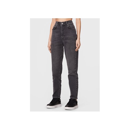 Gina Tricot Jeansy Comfy 86122 Szary Mom Fit ze sklepu MODIVO w kategorii Jeansy damskie - zdjęcie 168654891