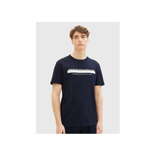 Tom Tailor Denim T-Shirt 1037653 Granatowy Basic Fit ze sklepu MODIVO w kategorii T-shirty męskie - zdjęcie 168655022