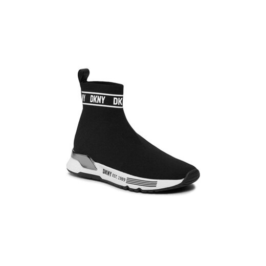 DKNY Sneakersy Neddie K3387121 Czarny ze sklepu MODIVO w kategorii Buty sportowe damskie - zdjęcie 168655472