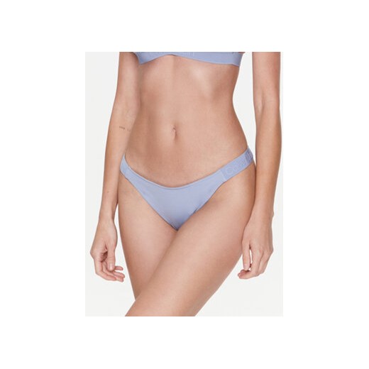 Calvin Klein Swimwear Dół od bikini KW0KW02034 Niebieski ze sklepu MODIVO w kategorii Stroje kąpielowe - zdjęcie 168655481