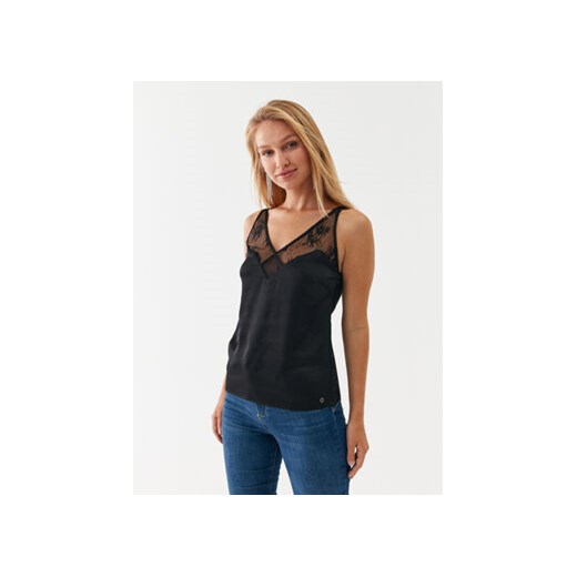 Guess Top W3YH55 WD8G2 Czarny Regular Fit ze sklepu MODIVO w kategorii Bluzki damskie - zdjęcie 168655532