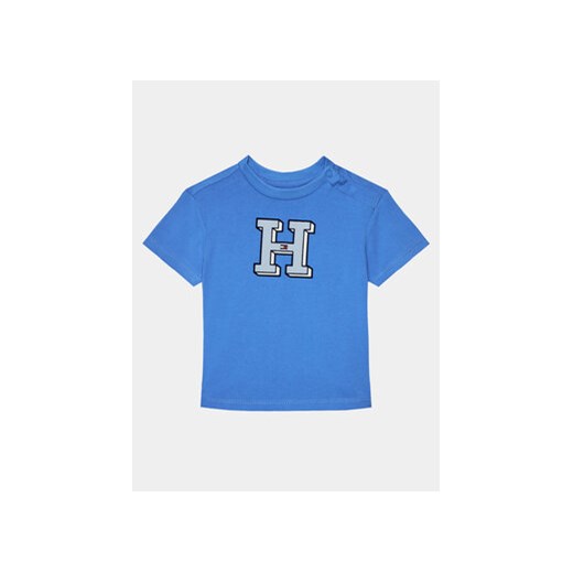 Tommy Hilfiger T-Shirt Ithaca KN0KN01759 Niebieski Regular Fit ze sklepu MODIVO w kategorii Koszulki niemowlęce - zdjęcie 168655802