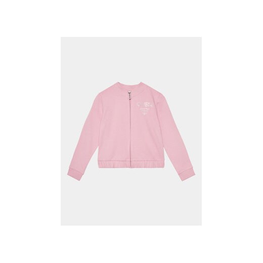 Guess Bluza J4RQ04 KA6R4 Różowy Regular Fit ze sklepu MODIVO w kategorii Bluzy dziewczęce - zdjęcie 168656242