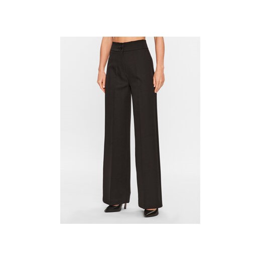 Maryley Spodnie materiałowe 23IB680/41BK Czarny Regular Fit ze sklepu MODIVO w kategorii Spodnie damskie - zdjęcie 168656511