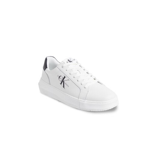 Calvin Klein Jeans Sneakersy Chunky Cupsole Monologo YM0YM00681 Biały 42 MODIVO