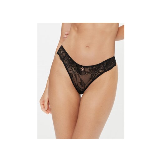 Emporio Armani Underwear Figi brazylijskie 164397 3F206 00020 Czarny ze sklepu MODIVO w kategorii Majtki damskie - zdjęcie 168658213
