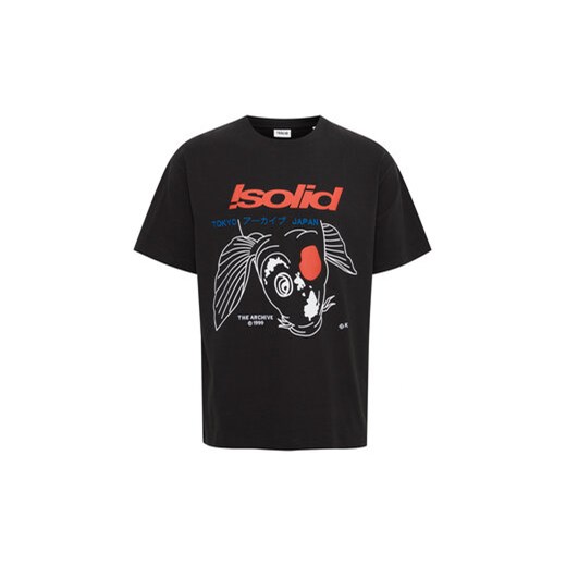 Solid T-Shirt 21107529 Czarny Regular Fit ze sklepu MODIVO w kategorii T-shirty męskie - zdjęcie 168658262