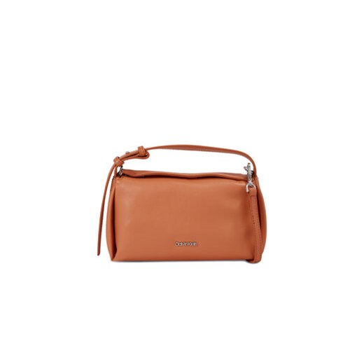 Calvin Klein Torebka Elevated Soft Mini Bag K60K611305 Brązowy ze sklepu MODIVO w kategorii Listonoszki - zdjęcie 168658712