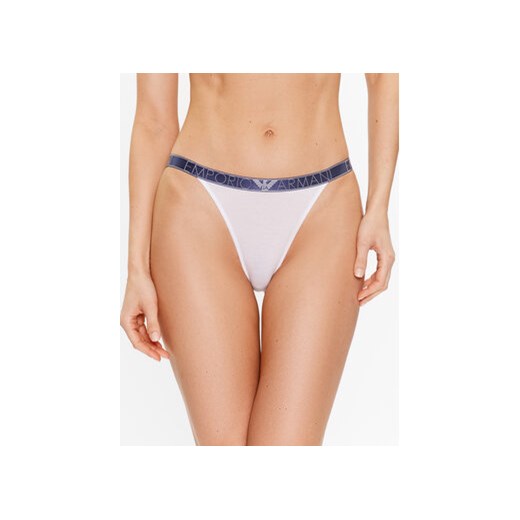 Emporio Armani Underwear Figi brazylijskie 164528 3R221 00010 Biały ze sklepu MODIVO w kategorii Majtki damskie - zdjęcie 168658761