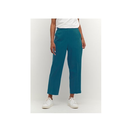 Kaffe Spodnie materiałowe Sakura 10506127 Niebieski Regular Fit ze sklepu MODIVO w kategorii Spodnie damskie - zdjęcie 168659511