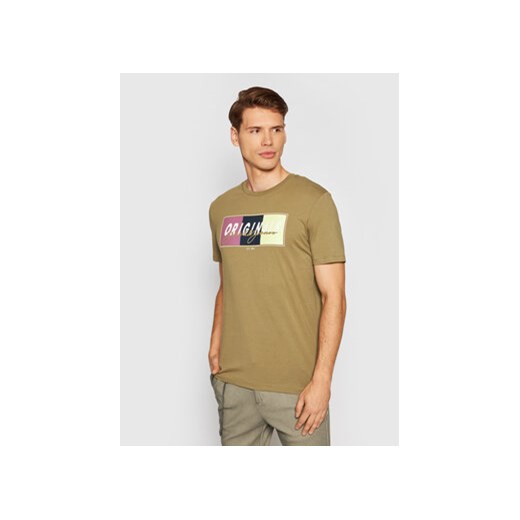 Jack&Jones T-Shirt Mason 12193852 Zielony Standard Fit ze sklepu MODIVO w kategorii T-shirty męskie - zdjęcie 168659540
