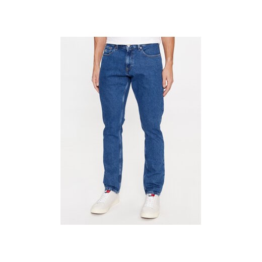 Tommy Jeans Jeansy Scanton DM0DM17400 Granatowy Slim Fit ze sklepu MODIVO w kategorii Jeansy męskie - zdjęcie 168659551