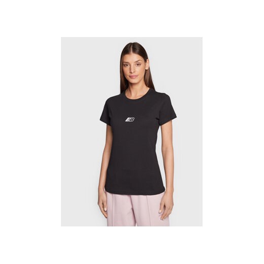 New Balance T-Shirt Essentials WT23515 Czarny Athletic Fit ze sklepu MODIVO w kategorii Bluzki damskie - zdjęcie 168659764
