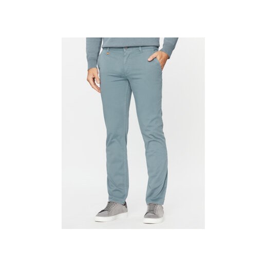 Boss Chinosy 50470813 Niebieski Slim Fit ze sklepu MODIVO w kategorii Spodnie męskie - zdjęcie 168660262
