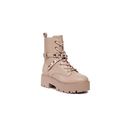 Guess Botki Vaida FL8VDA ELE10 Beżowy Guess 36 promocja MODIVO