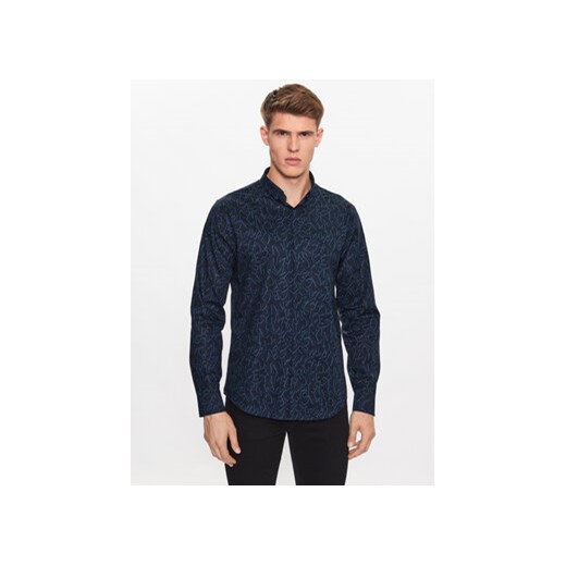 Armani Exchange Koszula 6RZC25 ZNEAZ 25ED Granatowy Slim Fit ze sklepu MODIVO w kategorii Koszule męskie - zdjęcie 168660461