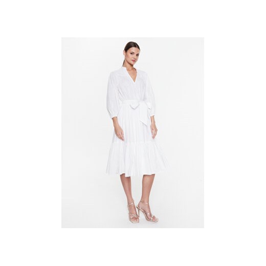 Lauren Ralph Lauren Sukienka codzienna 250889364001 Biały Regular Fit ze sklepu MODIVO w kategorii Sukienki - zdjęcie 168660634
