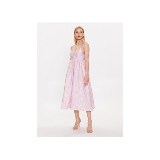 Custommade Sukienka koktajlowa Kornelia 999395467 Różowy Regular Fit ze sklepu MODIVO w kategorii Sukienki - zdjęcie 168660873