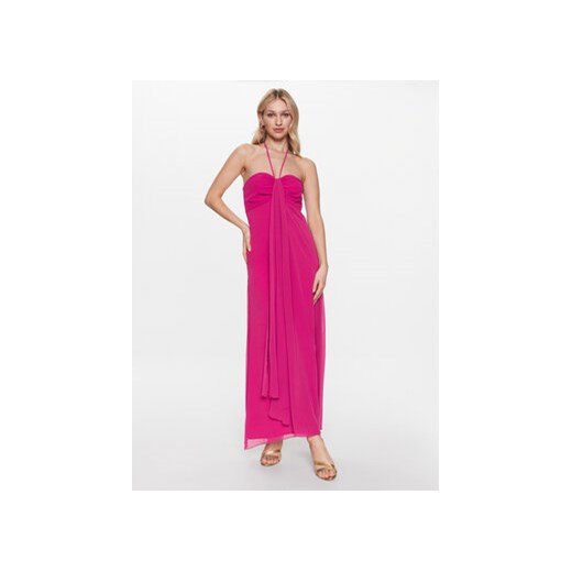 NAF NAF Sukienka Laurora XENR41 Różowy Regular Fit ze sklepu MODIVO w kategorii Sukienki - zdjęcie 168660940