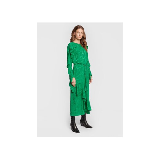 Zadig&Voltaire Sukienka codzienna Ritana WWDR01167 Zielony Regular Fit ze sklepu MODIVO w kategorii Sukienki - zdjęcie 168661380