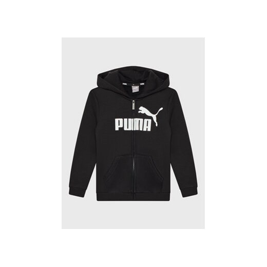 Puma Bluza Essentials Big Logo 586967 Czarny Regular Fit ze sklepu MODIVO w kategorii Bluzy chłopięce - zdjęcie 168661521